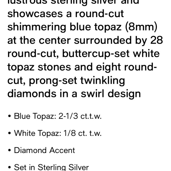 New Blue Topaz ring - Picture 12 of 15